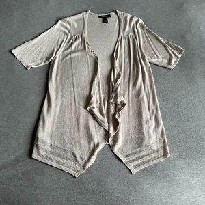 LIKE NEW WHBM Taupe Cardigan